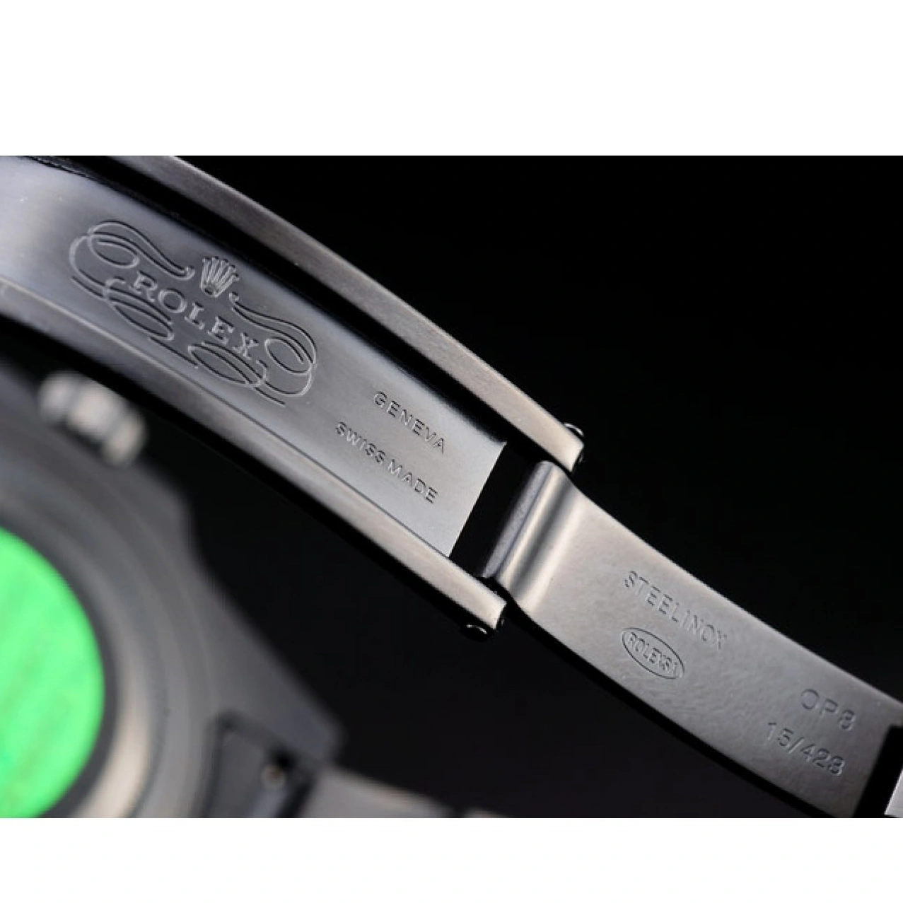 MiroTime 1028 Rolex Explorer Black Ceramic Bezel Black Dial Watch